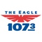 107.3 The Eagle - WXGL Logo