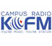 Campus Radio KCFM  Logo