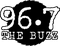 96-7 The Buzz - WSUB-LP Logo