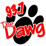 93.7 The Dawg - WDGG Logo