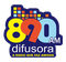 Difusora 890 AM Logo