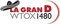 La Gran D 1480 - WTOX Logo