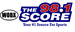 98.1 The Score - WOBX Logo