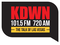 KDWN 101.5 FM 720 AM - K268CS Logo