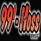 The Hoss 99.1 - WHSX Logo