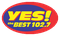 102.7 Yes The Best - DXHT Logo