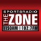 The Zone, 1150 AM - 93.7 FM - KZNE Logo