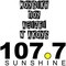 107.7 Sunshine Logo