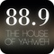 88.9 The House Of Yahweh Logo