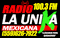 Radio 100.3 La Unika Mexicana - KMAK Logo