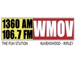WMOV AM1360,FM106-7and 93-5 - WMOV Logo