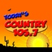 Today's Country 105.7 - KVVP Logo