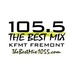 The Best Mix 105.5 - KFMT-FM Logo