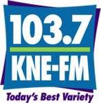 103.7 KNE-FM - WKNE Logo