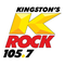 K-Rock 105.7 - CIKR-FM Logo