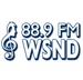 88.9 FM WSND - WSND-FM Logo