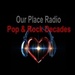 Our Place Pop and Rock Decades Logo