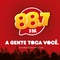 Rádio 88.7 FM Logo