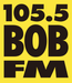 105.5 BOB FM - KEUG Logo