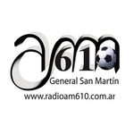 AM 610 Radio General San Martín Logo