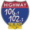 Highway 106.1 & 102.3 - WWMY Logo