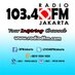 103.4 DFM Radio Jakarta Logo