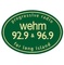 92.9 & 96.9 'EHM - WEHN Logo
