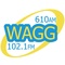 Heaven 610 AM - WAGG Logo